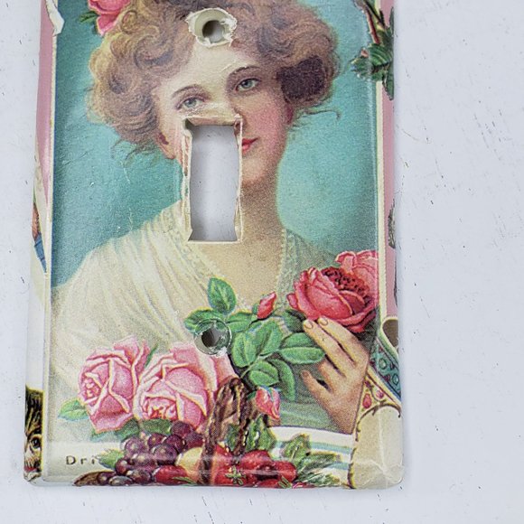 Vintage Hires Root Beer Light Switch Plate Cover Put Roses In Your Cheeks - Picture 3 of 5